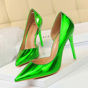 High Heels Leather Pumps - Easy Pickins Store