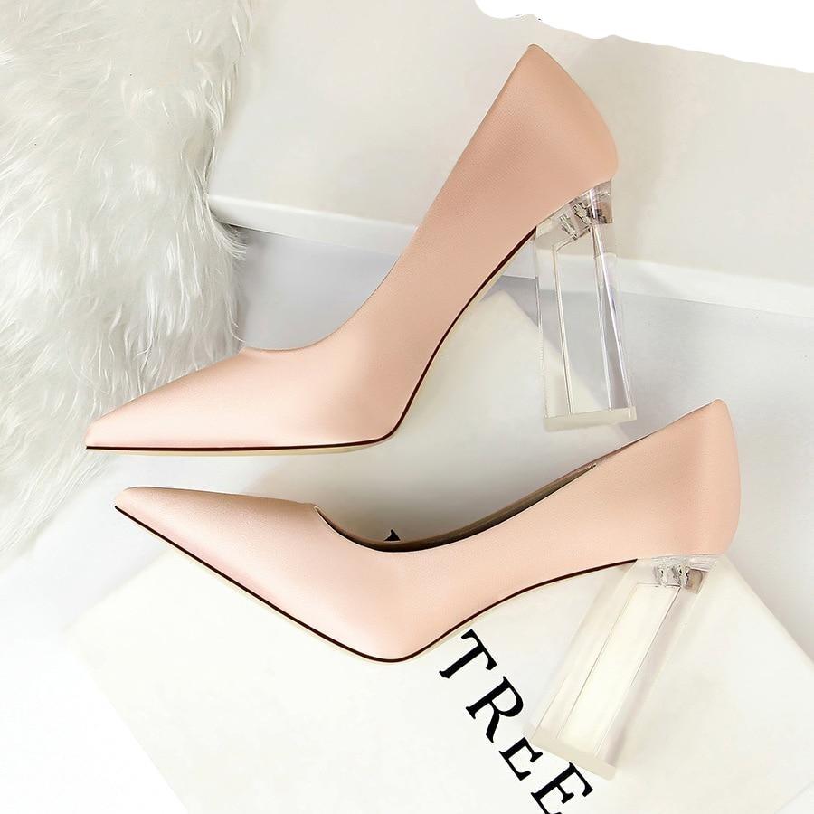 High Heels Square Pumps - Easy Pickins Store
