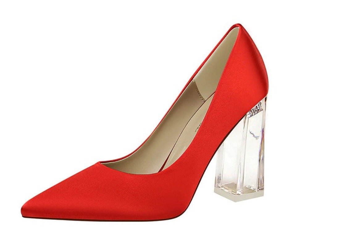 High Heels Square Pumps - Easy Pickins Store