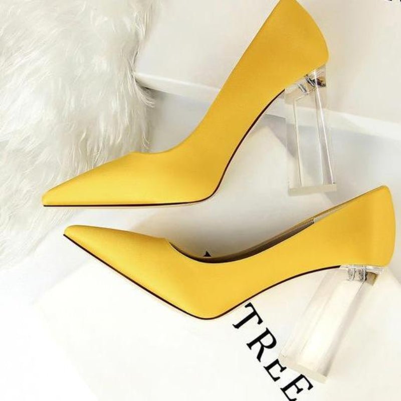High Heels Square Pumps - Easy Pickins Store