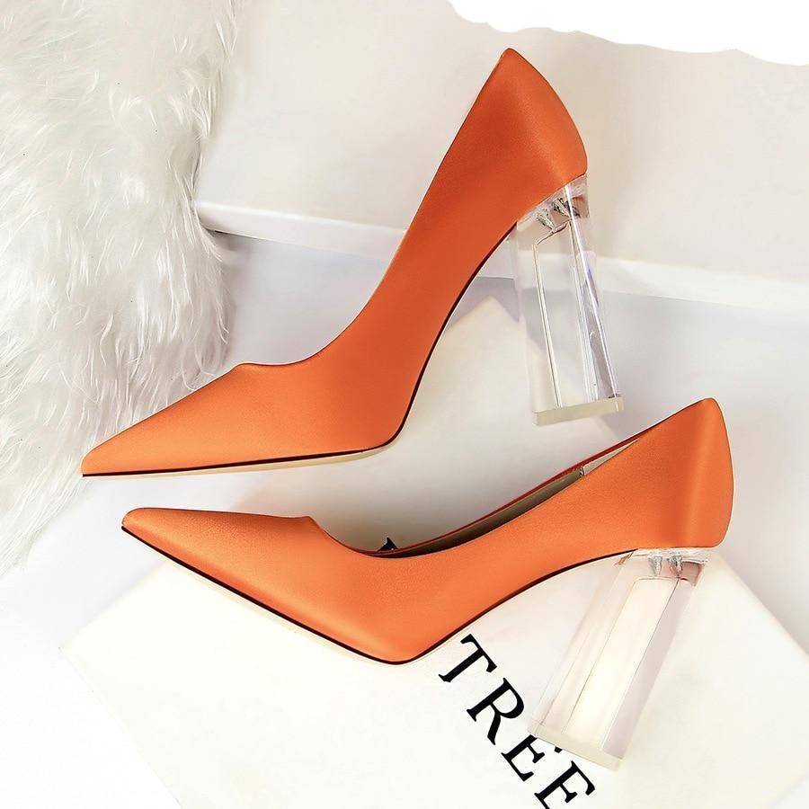 High Heels Square Pumps - Easy Pickins Store