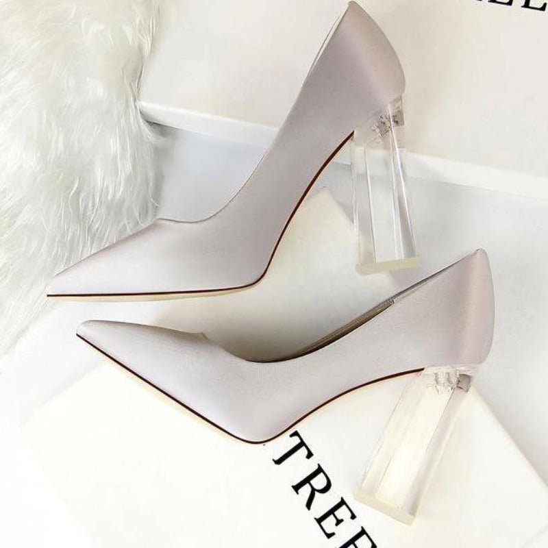 High Heels Square Pumps - Easy Pickins Store