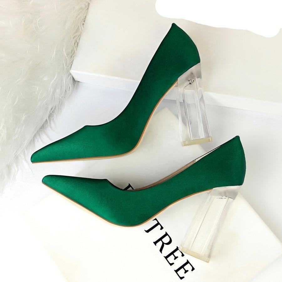 High Heels Square Pumps - Easy Pickins Store