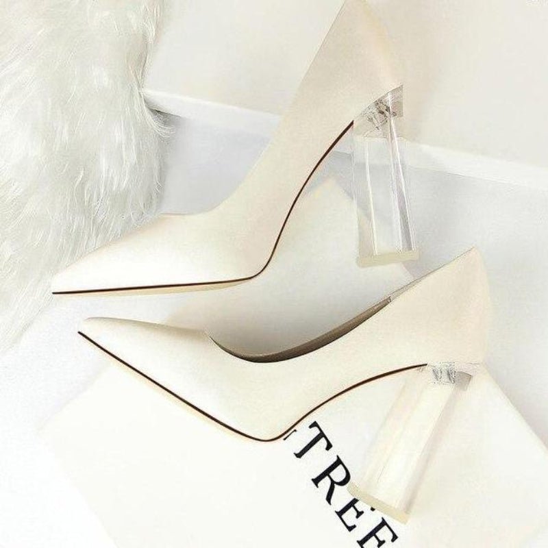 High Heels Square Pumps - Easy Pickins Store