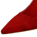 High Heels Suede Pumps Plus Sizes - Easy Pickins Store