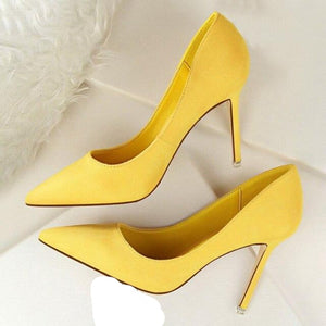 High Heels Suede Pumps Plus Sizes - Easy Pickins Store