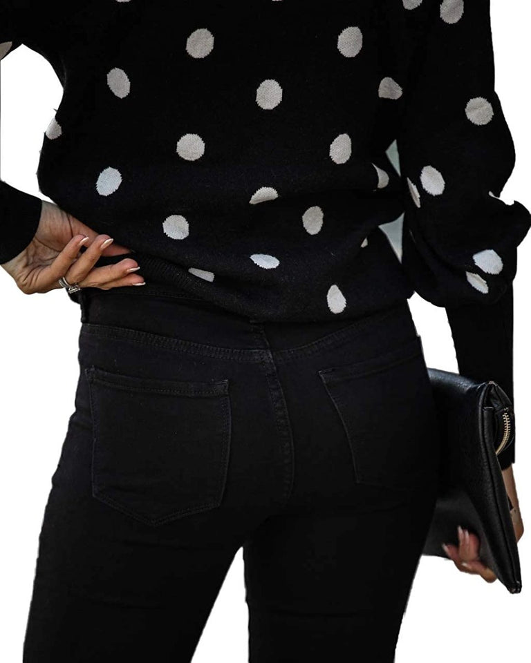 High Waist Butt Lift Stretch Ripped Skinny Jeans Distressed Denim - Easy Pickins Store