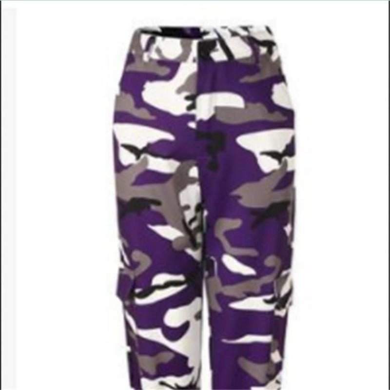 High Waist Hip Hop Long Camouflage Pants - Easy Pickins Store