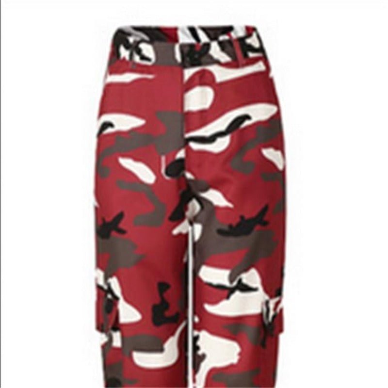 High Waist Hip Hop Long Camouflage Pants - Easy Pickins Store