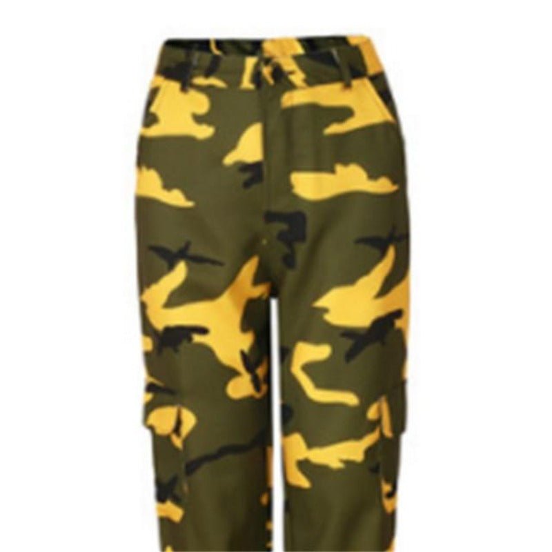 High Waist Hip Hop Long Camouflage Pants - Easy Pickins Store