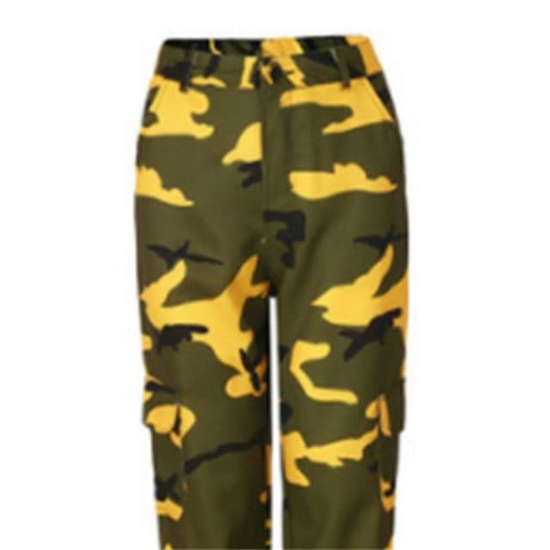 High Waist Hip Hop Long Pants Camouflage - Easy Pickins Store