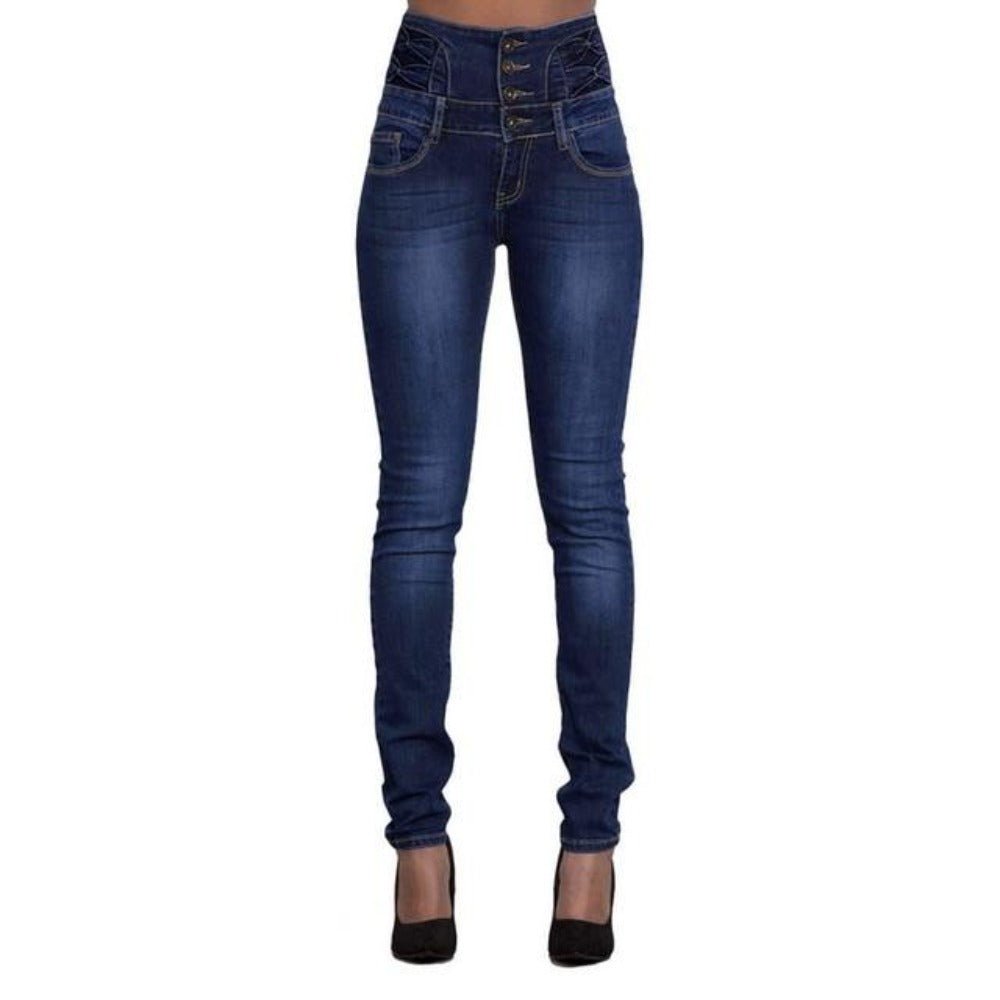 High Waist Jeans Slim Pencil Skinny - Easy Pickins Store
