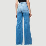 High Waist Jeans Wide Legs - Easy Pickins Store