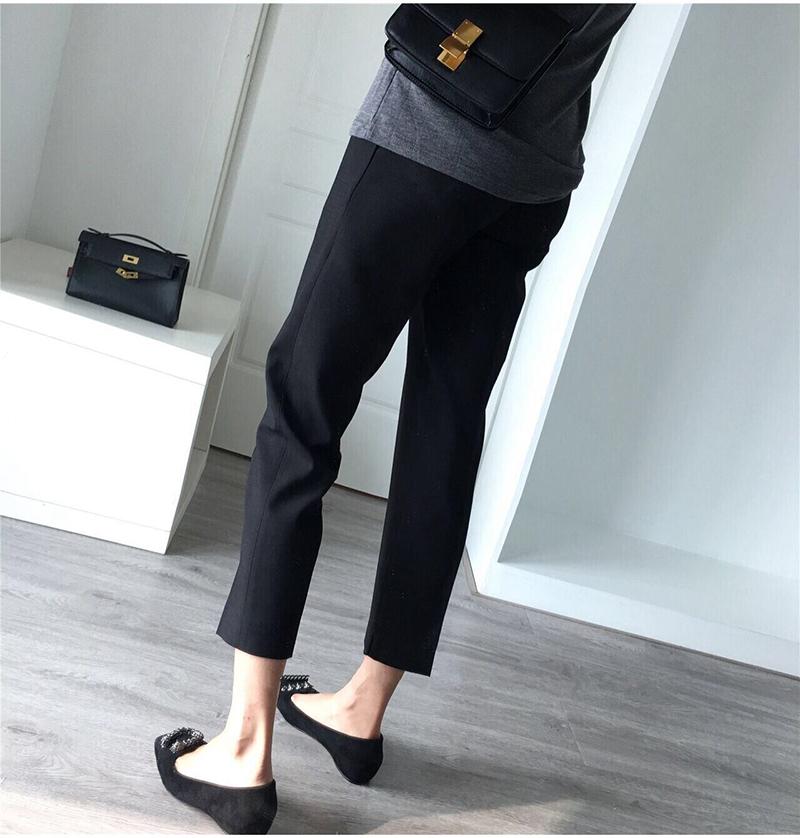 High Waist Long Pants Loose Straight Black Grey - Easy Pickins Store