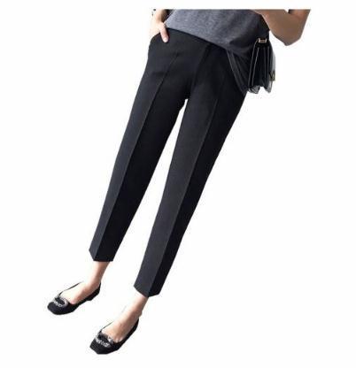 High Waist Long Pants Loose Straight Black Grey - Easy Pickins Store