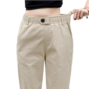 High Waist Pants Loose Plus Sizes - Easy Pickins Store