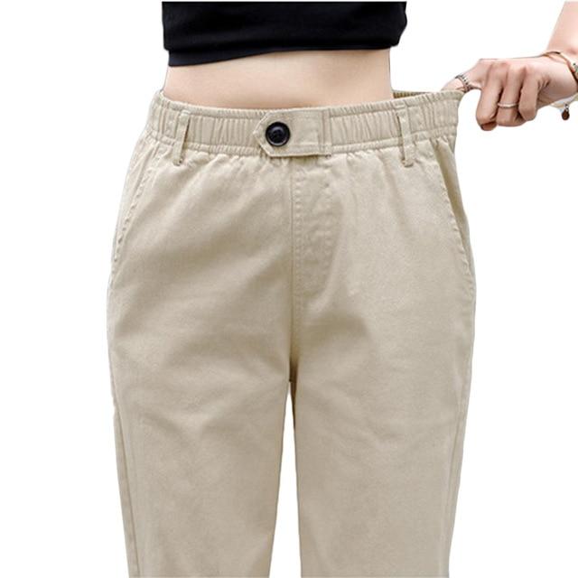 High Waist Pants Loose Plus Sizes - Easy Pickins Store