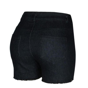 High Wasted Denim Shorts Push Up Skinny Slim - Easy Pickins Store