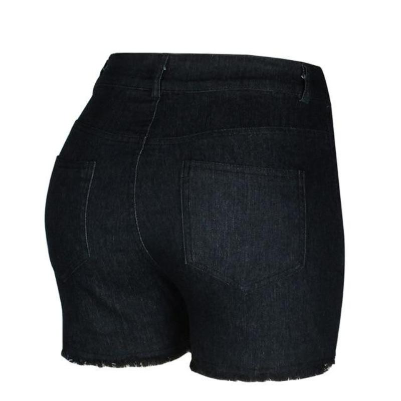 High Wasted Denim Shorts Push Up Skinny Slim - Easy Pickins Store
