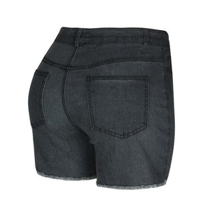 High Wasted Denim Shorts Push Up Skinny Slim - Easy Pickins Store
