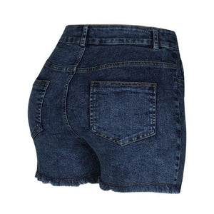 High Wasted Denim Shorts Push Up Skinny Slim - Easy Pickins Store