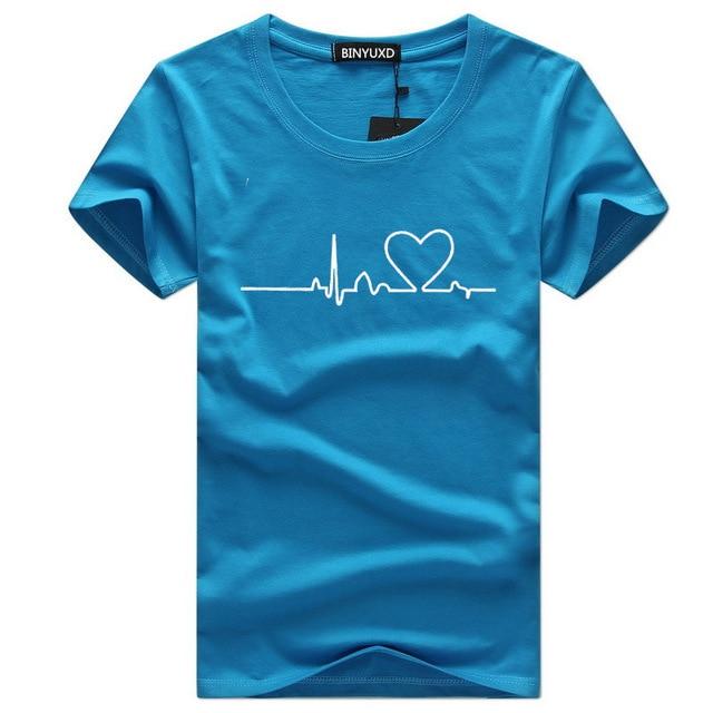 Hip Hop T-shirt Love Printed Short Sleeve - Easy Pickins Store