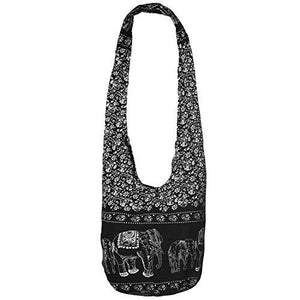 Hippie Bag Elephant Sling Cross Body Purse Zip Pocket - Easy Pickins Store