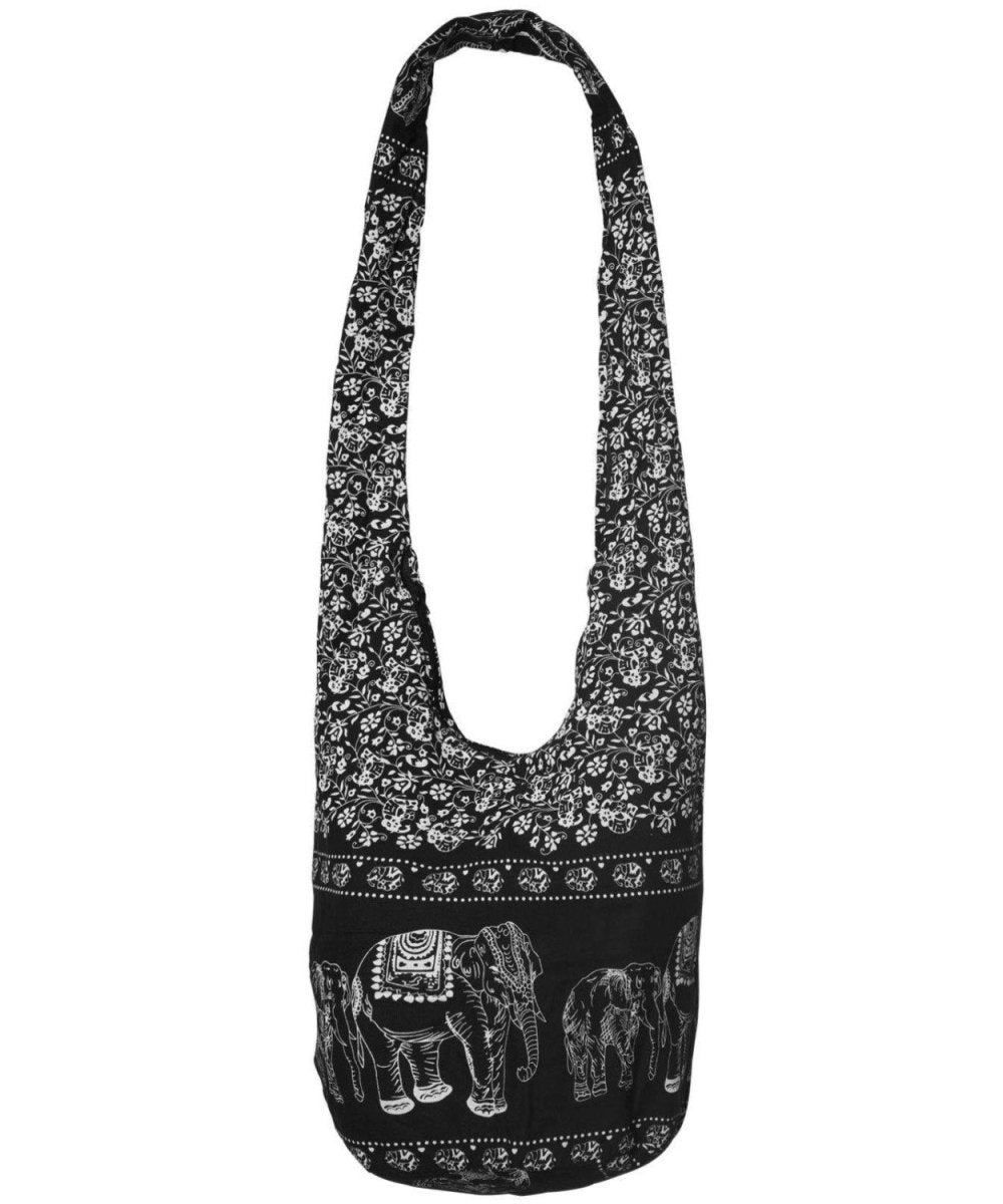 Hippie Bag Elephant Sling Cross Body Purse Zip Pocket - Easy Pickins Store