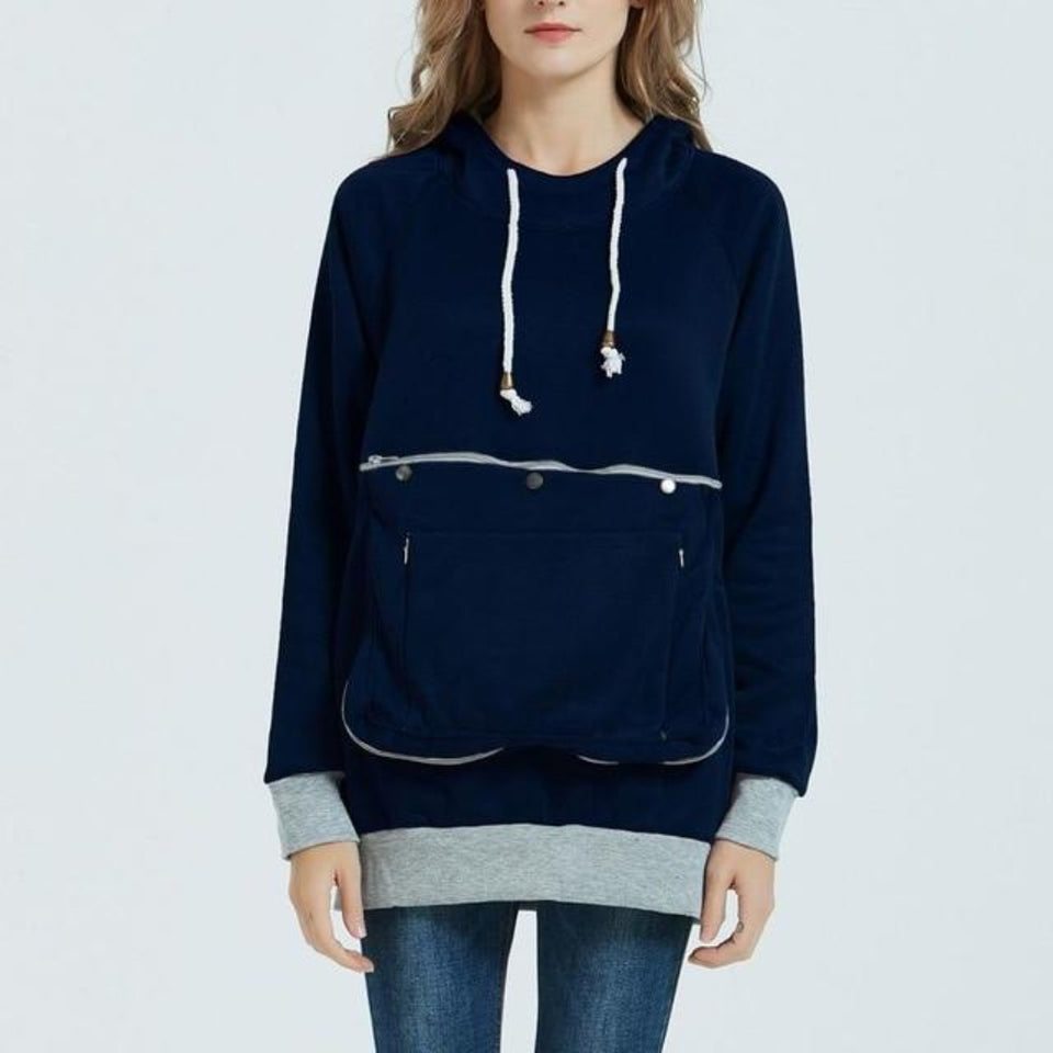 Hoodie Pullovers Cuddle Pouch Sweatshirt Pocket - Easy Pickins Store