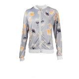 Jacket Retro Floral Printed Long Sleeve Outwear Bomber - Easy Pickins Store