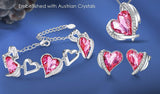 Jewelry Set 4 Pieces Set Women Pendant Necklace Earrings Bracelet - Easy Pickins Store