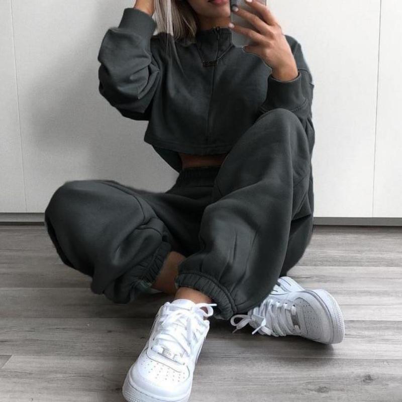 Joggers Wide Leg SweatPants Women High Waist Pants Streetwear - Easy Pickins Store