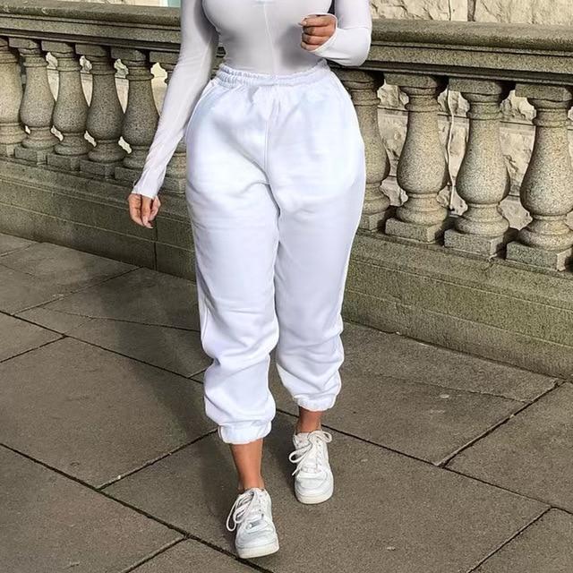 Joggers Wide Leg SweatPants Women High Waist Pants Streetwear - Easy Pickins Store