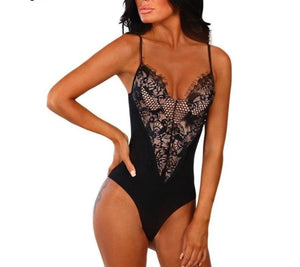 Lace Bodysuit Backless Rompers Slim - Easy Pickins Store