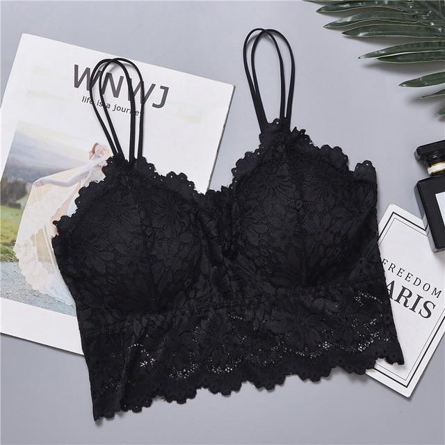 Lace Floral Bra Tank Underwear Brassiere - Easy Pickins Store