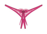 Lace Open Crotch Panties Straps Bow Tie Free Size - Easy Pickins Store