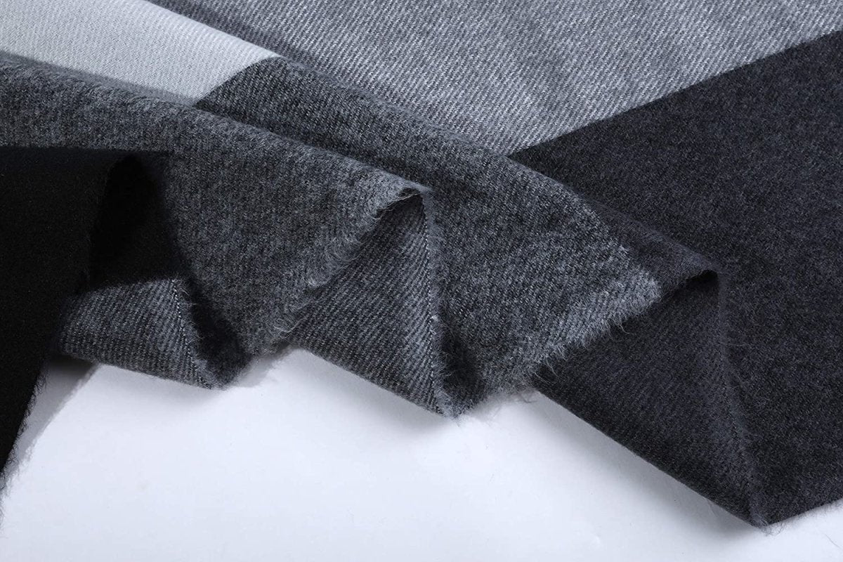 Large Blanket Scarf Cozy Plaid Tartan Wrap Super Soft Shawl Cape - Easy Pickins Store