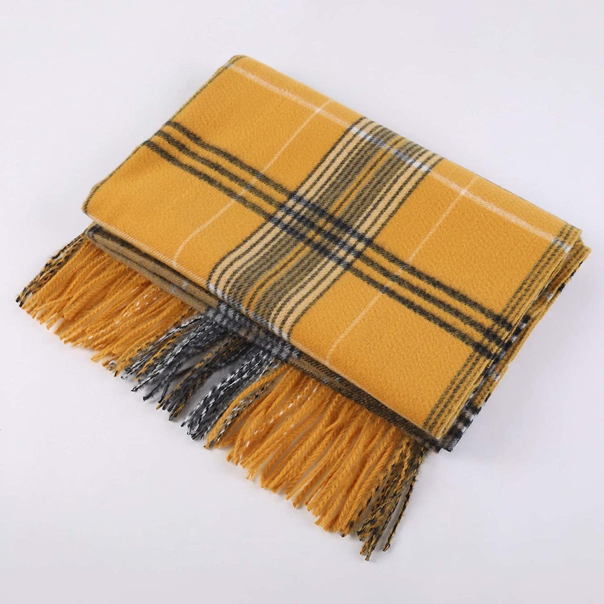 Large Blanket Scarf Cozy Plaid Tartan Wrap Super Soft Shawl Cape - Easy Pickins Store