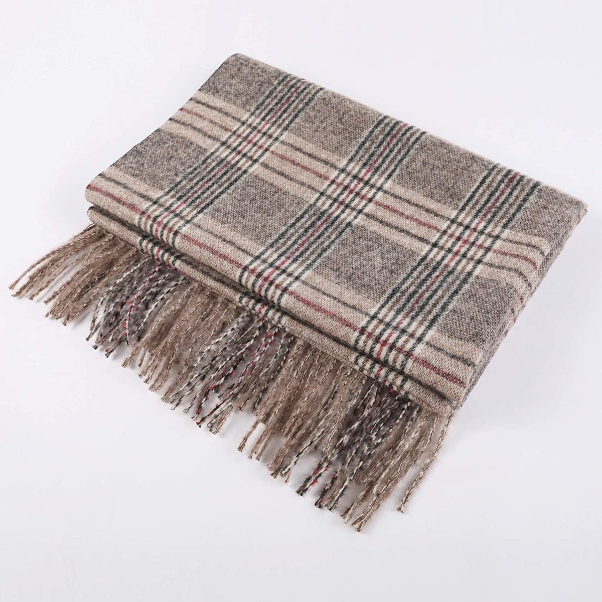 Large Blanket Scarf Cozy Plaid Tartan Wrap Super Soft Shawl Cape - Easy Pickins Store