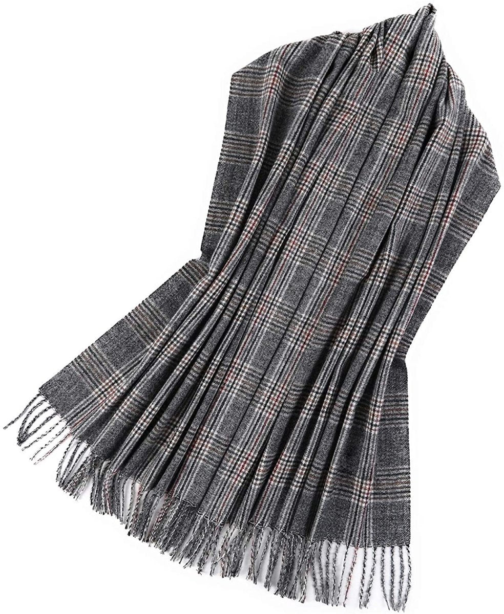 Large Blanket Scarf Cozy Plaid Tartan Wrap Super Soft Shawl Cape - Easy Pickins Store