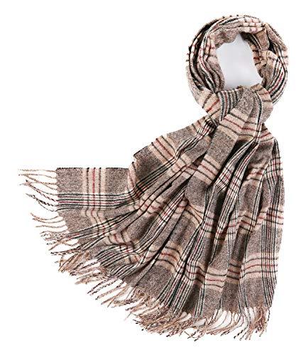 Large Blanket Scarf Cozy Plaid Tartan Wrap Super Soft Shawl Cape - Easy Pickins Store