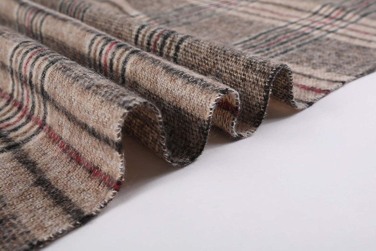 Large Blanket Scarf Cozy Plaid Tartan Wrap Super Soft Shawl Cape - Easy Pickins Store