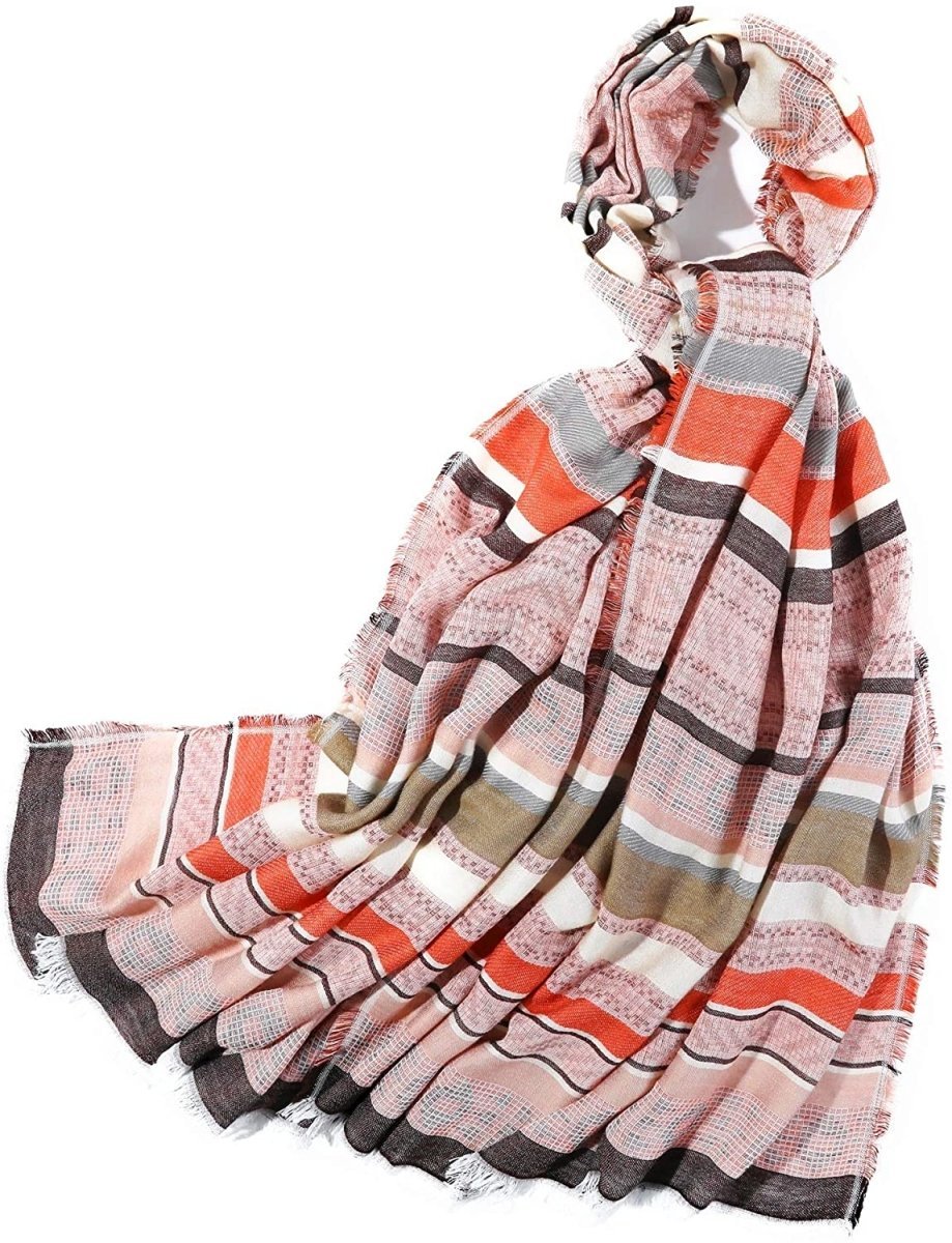 Large Blanket Scarf Cozy Plaid Tartan Wrap Super Soft Shawl Cape - Easy Pickins Store