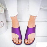 Leather Comfy Platform Flat Sole Soft Big Toe Sandals Orthopedic - Easy Pickins Store