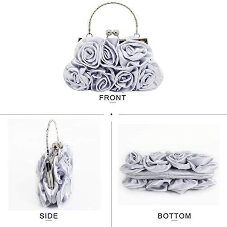 Leather Dome Satchel Handbag Tote Bride Bag - Easy Pickins Store