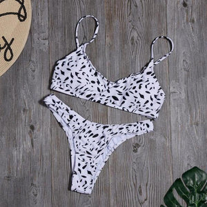 Leopard Bikinis Snake High Cut Beachwear - Easy Pickins Store