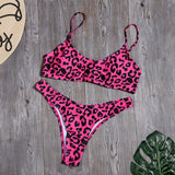 Leopard Bikinis Snake High Cut Beachwear - Easy Pickins Store