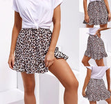 Leopard Midi Elastic Waist Skirt - Easy Pickins Store