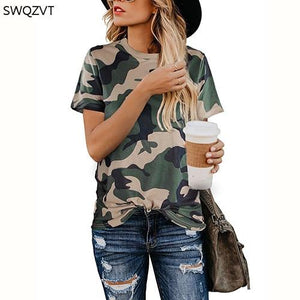 Leopard Print O Neck Long Sleeve T- shirt - Easy Pickins Store