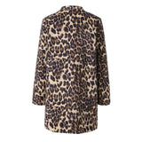 Leopard Printed Long Coat Cardigan - Easy Pickins Store